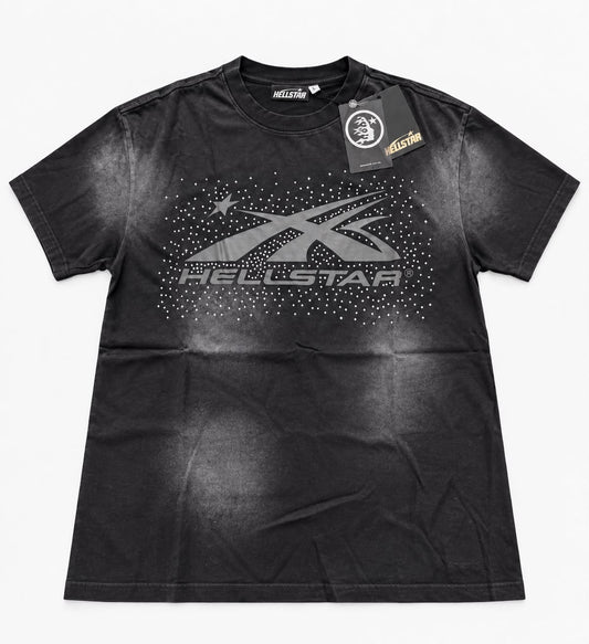 Camiseta Hellstar Flame Face Star Silver 🩶⭐
