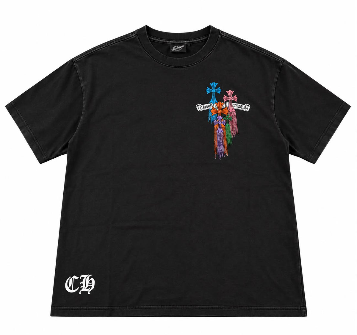 Camiseta Chrome Hearts Multi-Color Cross 🖤