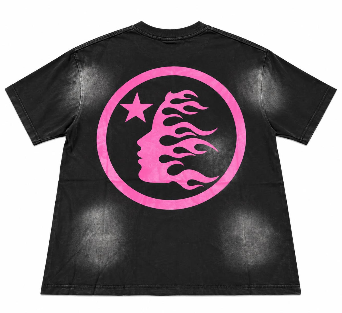 Camiseta Hellstar Flame Face Star Pink ⭐🩷