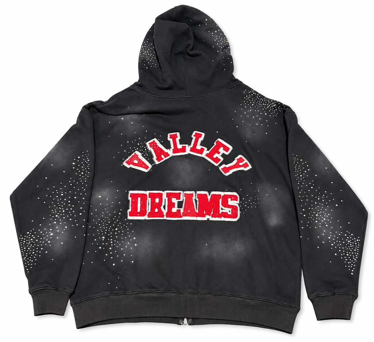 Vale Forever Pluto Clustered Portugal Zip-Up Hoodie — Black