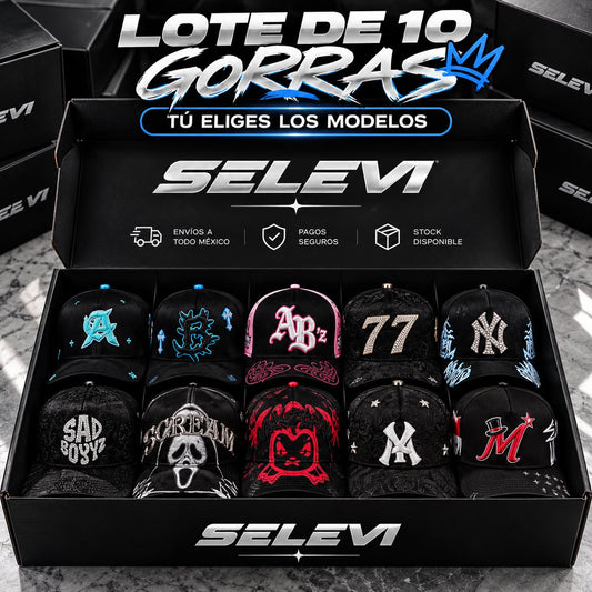 CAJA — 10 GORRAS