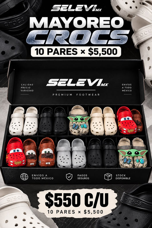 CAJA 10 CROCS
