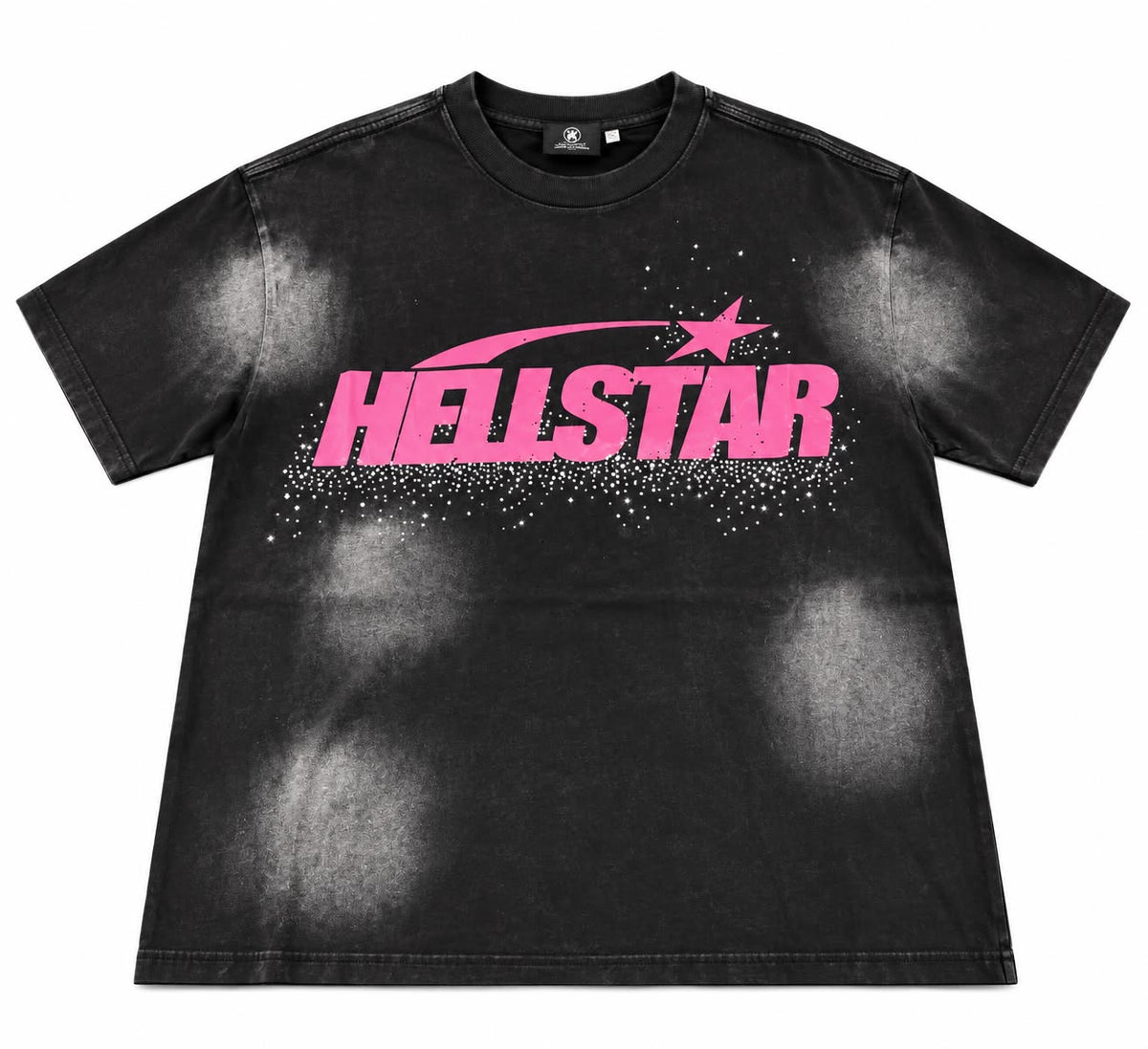 Camiseta Hellstar Flame Face Star Pink ⭐🩷