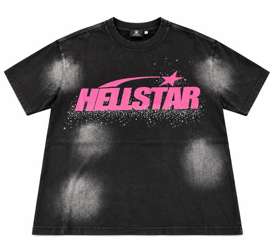 Camiseta Hellstar Flame Face Star Pink ⭐🩷