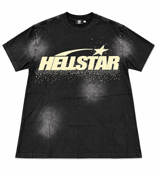 Camiseta Hellstar Flame Face Star Cream ⭐