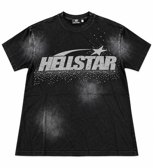 Camiseta Hellstar Flame Face Star Silver 🩶⭐